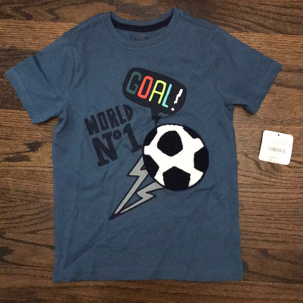 NWT Gymboree 5T soccer shirt